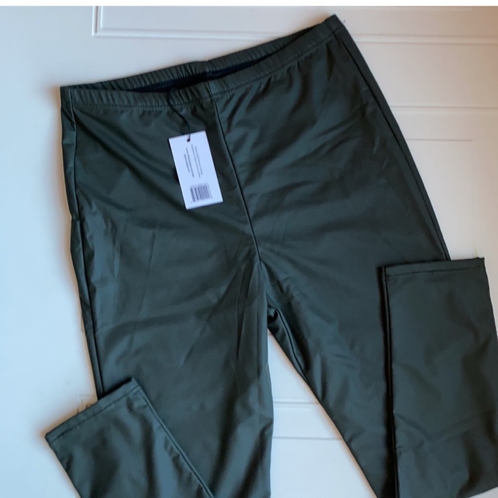 NWT Plush x Revolve Fleece Lined Liquid Legging in Army Green Size XL - Picture 3 of 7